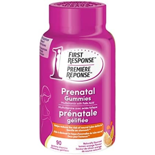 First Response Prenatal Gummy Multivitamin with Folic Acid, 90 Count (45-day supply)