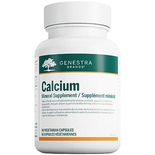 Genestra Brands - Calcium - Mineral Supplement - 90 Vegetable Capsules