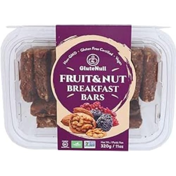 GluteNull Fruit & Nut Breakfast Bar 320g