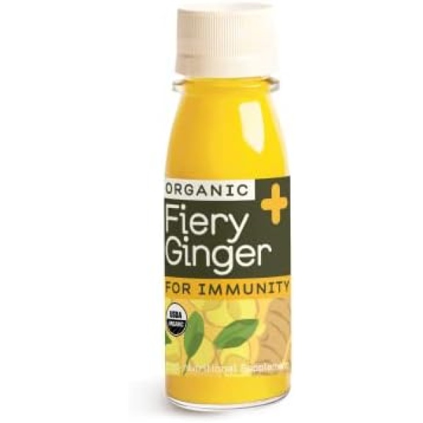 Greenhouse Juice Fiery Ginger Wellness Shot (24) Count 60ml Glass Bottles | Organic, Vegan, Gluten-Free, Immunity Wellness + Anti-Inflammatory