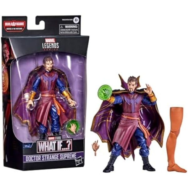 Hasbro Marvel Legends Series 6-inch Scale Action Figure Toy Doctor Strange Supreme, Premium Design, 1 Figure, 1 Accessory, and Build-a-Figure Part, F0333