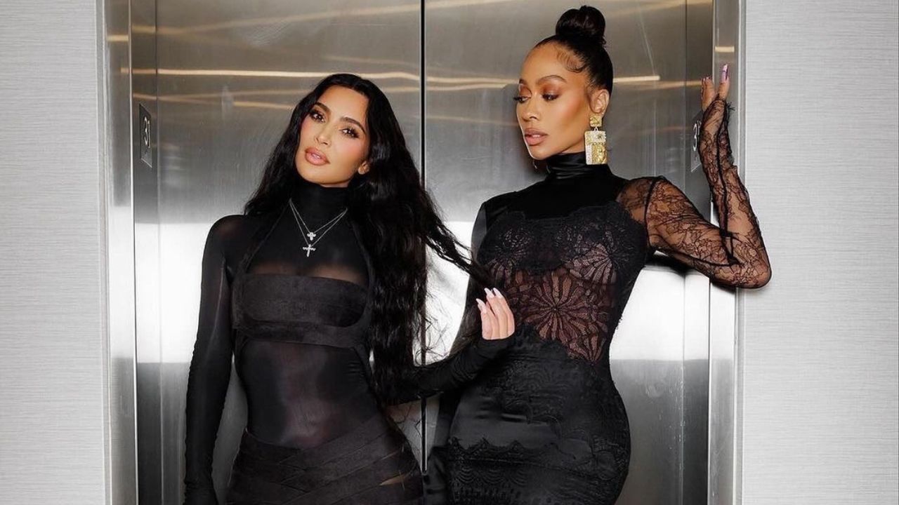 Kim Kardashian and Lala Bet on Black in Alaia and Tomford for a Reform Alliance Fundraiser Event – Fashion Bomb Daily