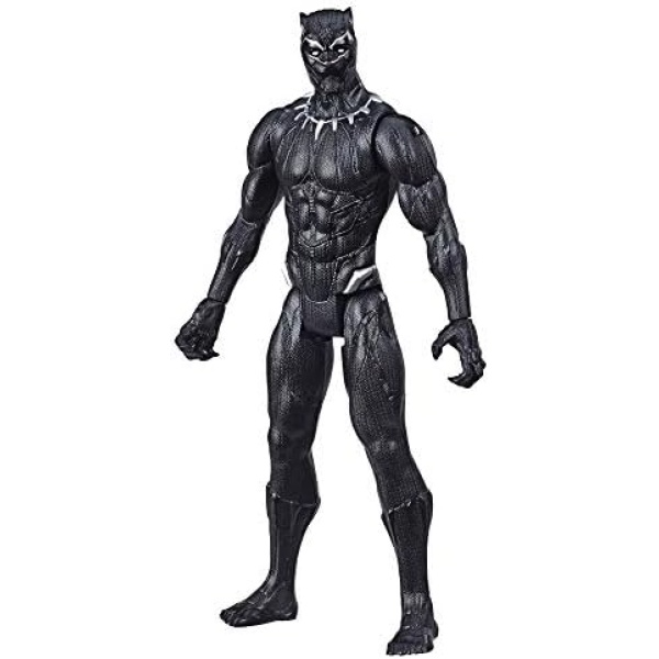 Marvel Avengers Titan Hero Series Black Panther Action Figure, 12-Inch Toy, Inspired by Marvel Universe, for Kids Ages 4 and Up