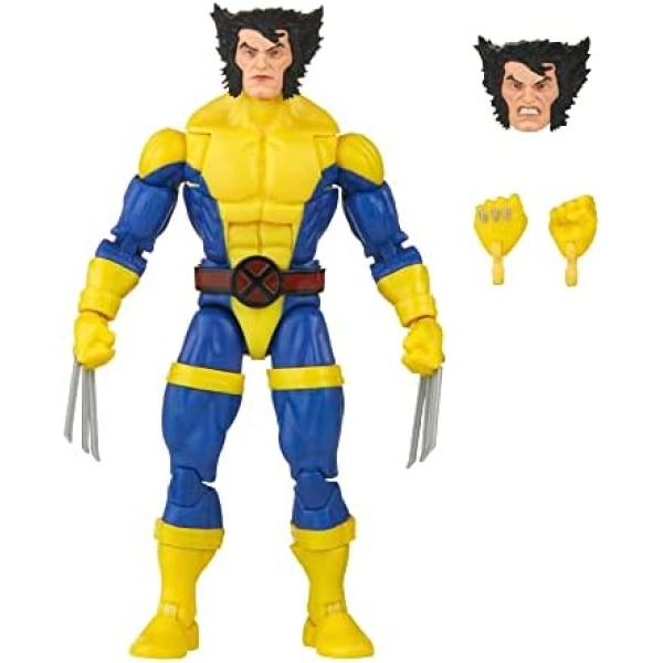 Marvel Legends Series X-Men Classic Wolverine 6-inch Action Figure Toy, 3 Accessories