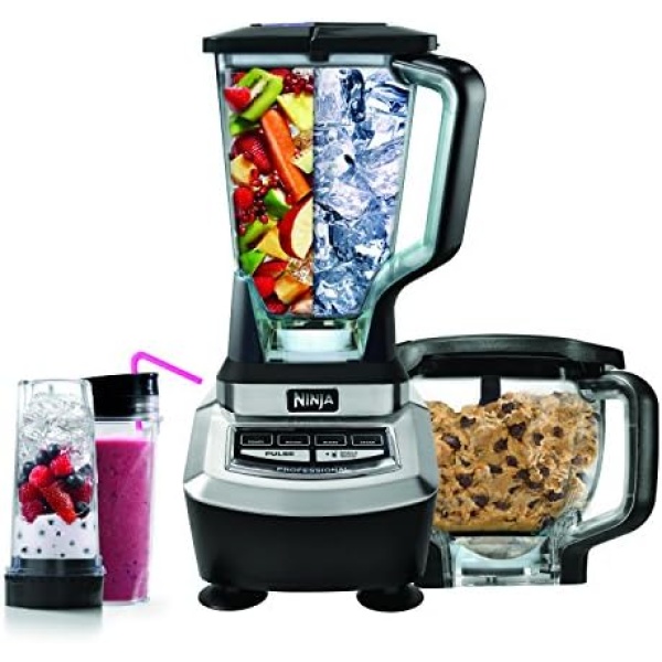 Ninja BL780C, Ninja Supra Kitchen System with Blender and Food Processor, Black/Silver, 1200W, (Canadian Version)