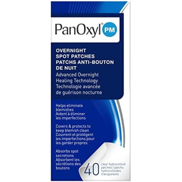 PanOxyl PM Overnight Spot Patches 40 ct - Clear