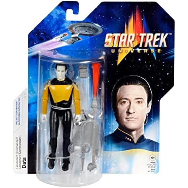 Playmates Toys - Star Trek The Next Generation: Lt. Commander Data 5" Action Figure