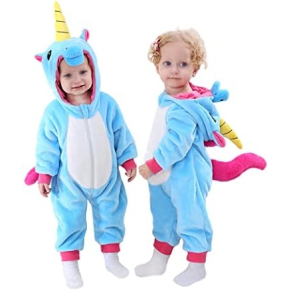 TONWHAR Kids' And Toddlers' Animal Fancy Dress Costume Outfit Baby Hooded Romper Jumpsuit