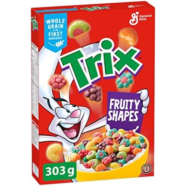 Trix Fruity Shapes Kids Breakfast Cereal, 303 g