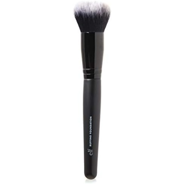 e.l.f. Buffing Foundation Brush, Vegan Makeup Tool, Creates A Seamless Looking Finish & Even Coverage