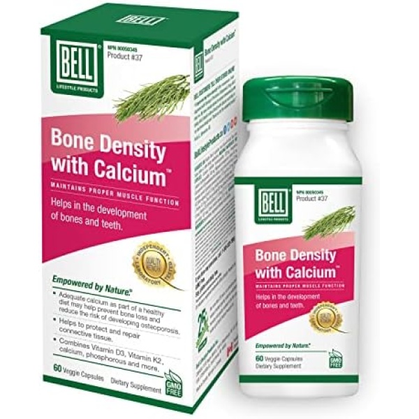 Bell Bone Density with Calcium™ - Calcium Supplements Formulated with herbs, minerals, transporters and vitamins to help with bone density loss