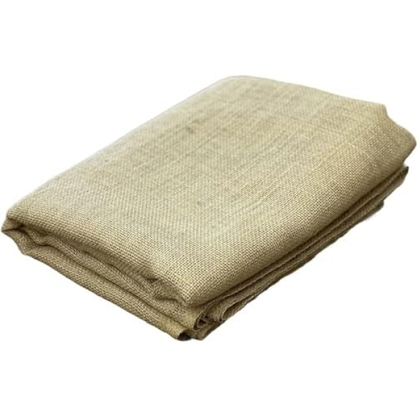 Cleverbrand BURLAP-40x12feet Plant Cover-40 Inches Wide x 12 feet Long-Burlap Garden & Plant Fabric, Natural