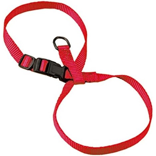 Hamilton 3/8-Inch Adjustable Figure 8 Pup-Cat Harness, Large, Red