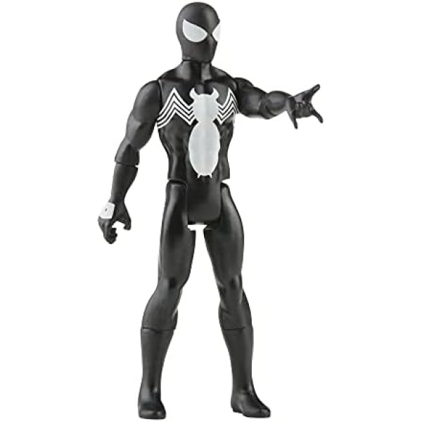 Hasbro Marvel Legends Series 3.75-inch Retro 375 Collection Symbiote Spider-Man Action Figure Toy