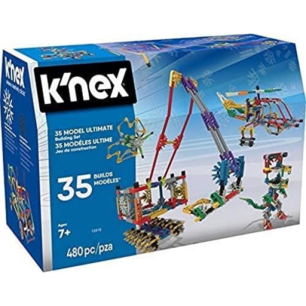 K’NEX – 35 Model Building Set – 480 Pieces – for Ages 7+ Construction Education Toy (Amazon Exclusive)