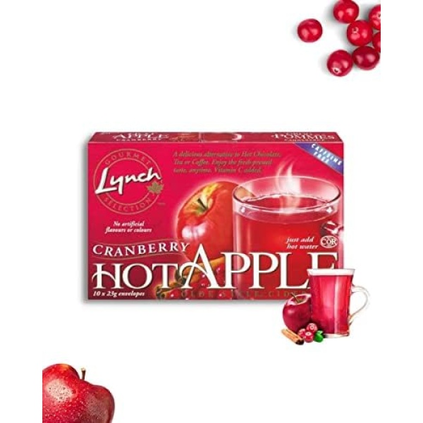 Lynch Foods Limited Lynch cranberry apple cider - 1 box of 10 pouches