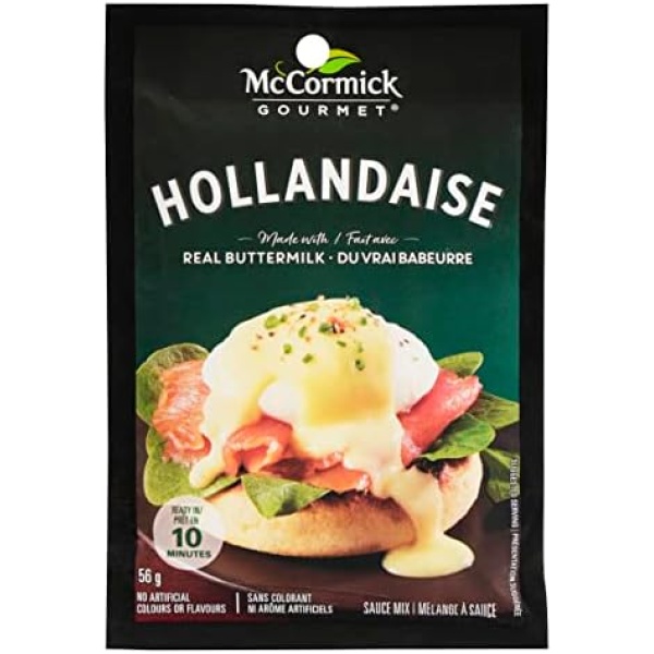 McCormick Gourmet, Premium Quality, Dry Sauce Mix, Hollandaise, 56g - Packaging may vary