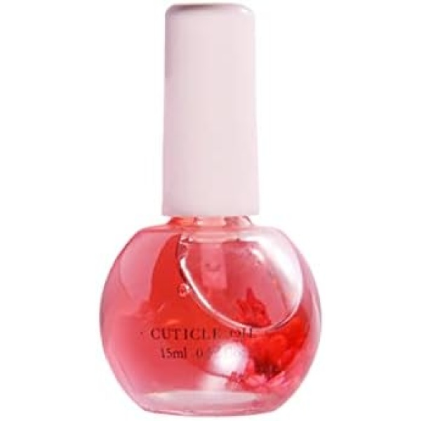 Meschett Cuticle Oil for Nails,Cuticle Oil Contain Sweet Almond Oil for Nail Repair and Growth Treatment,Nail Strengthener for Damaged Nails,Strawberry 15ml