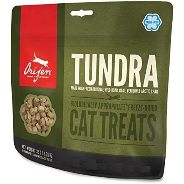 Orijen Freeze-Dried Cat Treats, Tundra, 1.25 Ounces