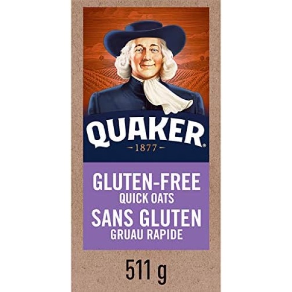 Quaker Gluten-Free Quick Oats, 511 g (Pack of 1)