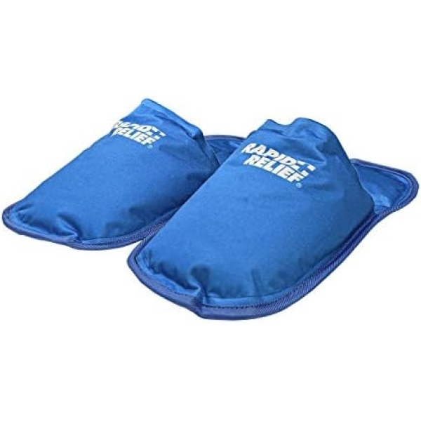 Rapid Relief Cold Therapy Slippers for Swollen and Painful Feet - Cooling Slippers for Neuropathy, Chemotherapy and Diabetes Foot Pain Relief, Swollen Feet Remedy