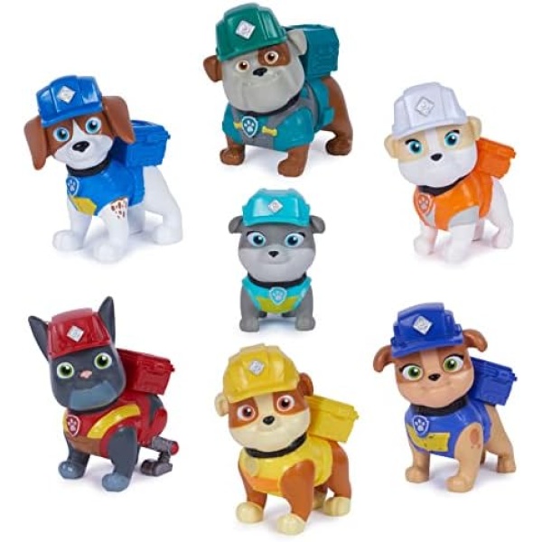 Rubble & Crew, Toy Figures Gift Pack, with 7 Collectible Action Figures, Kids Toys for Boys & Girls Ages 3+