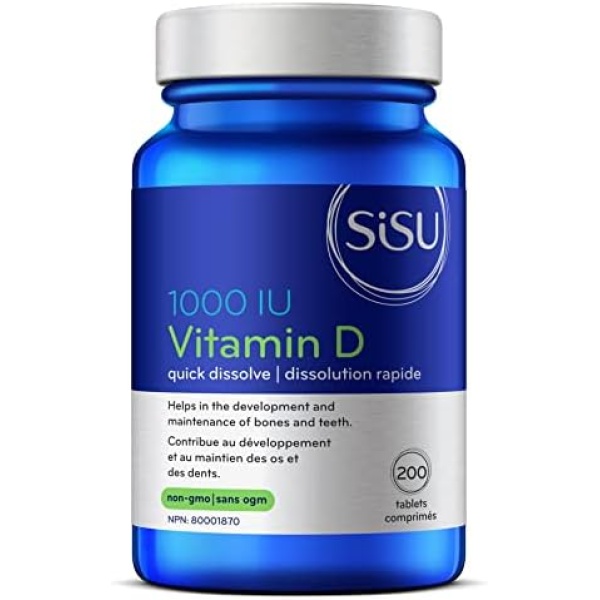 SISU Vitamin D 1000 Iu Family Size, 200 CT