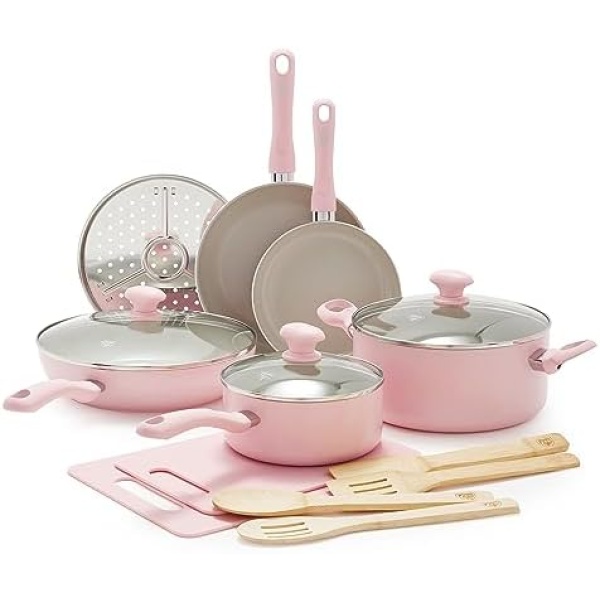 Sandstone 15-Piece Cookware Set