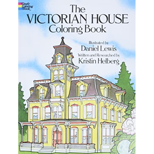 The Victorian House Coloring Book