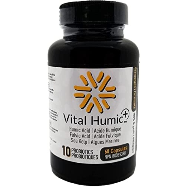 Vital Humic + || Natural health food supplement || Probiotics + Humic Acid + Fulvic Acid || Vitamin and trace minerals || Heavy metal detox