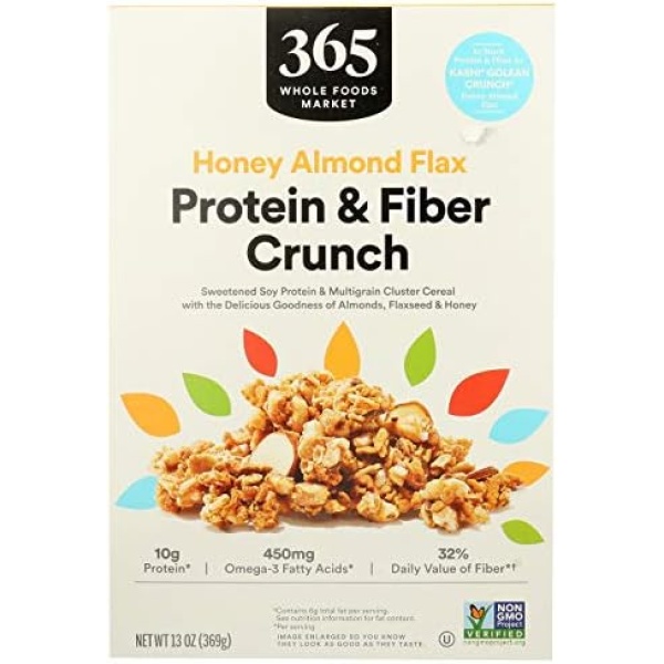 365 Everyday Value Honey Almond Flax Protein & Fiber Crunch, 13 oz