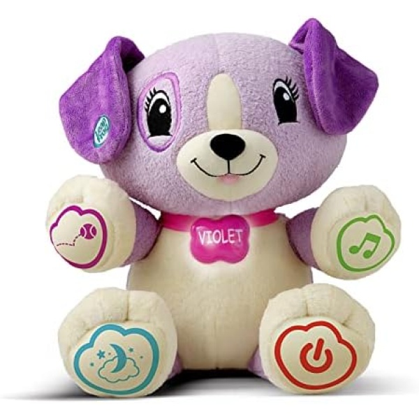 LeapFrog My Pal Violet, Infant Plush Toy with Personalization, Music and lullabies, Learning Content for Baby to Toddler (Frustration Free Packaging-English Version)