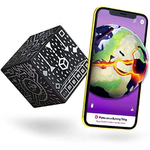 MERGE Cube (Canadian edition) - Fun & Educational Augmented Reality STEM Toy for Kids, Learn Science, Math, and More