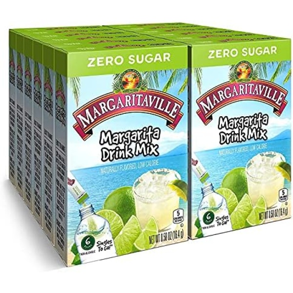 Margaritaville Margarita Singles to Go 6 Packets (Pack - 12,Packets-72)