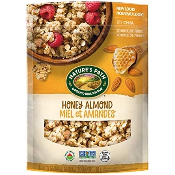 Nature's Path Organic Honey Almond Gluten Free Granola 312g Pouch