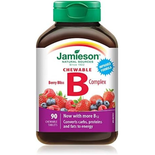 Vitamin B Complex - Berry Bliss Flavour Chewable Tablets