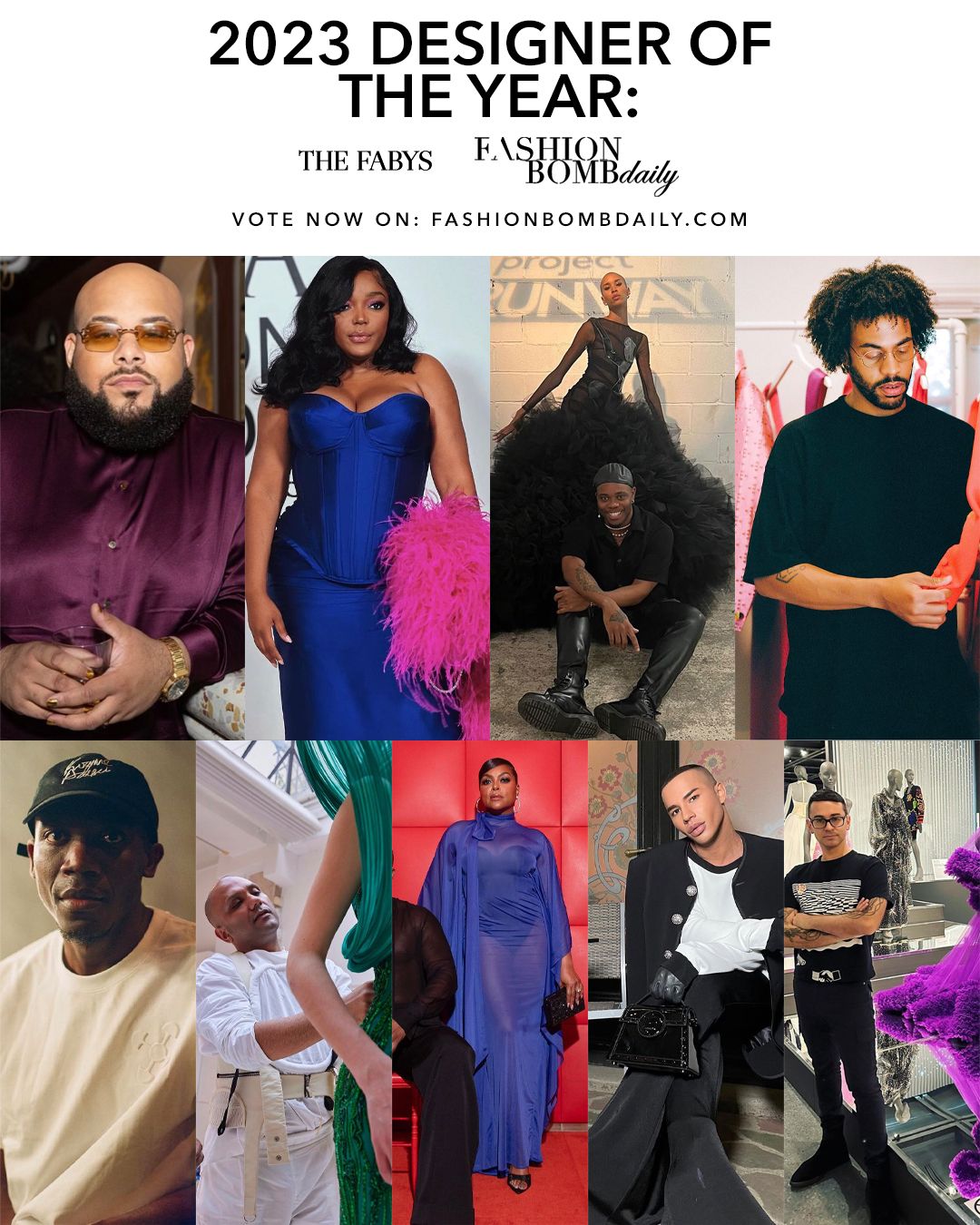 Vote for the Designer of the Year Including Sergio Hudson, Christian Siriano, LaQuan Smith, Olivier Rousteing & More – Fashion Bomb Daily