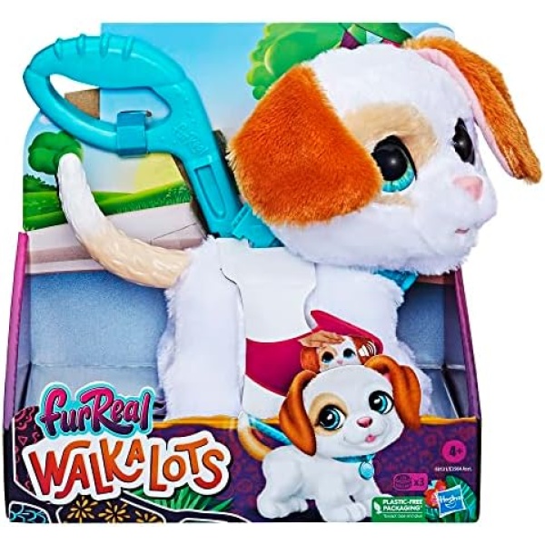 furReal Walkalots Big Wags Walking Dog Toy for Kids Ages 4+, Features Sounds and Reactions, Interactive Toys for 4 Year Old Girls & Boys