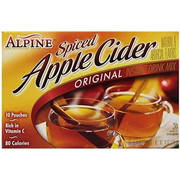 ALPINE SPICED APPLE CIDER ORIGINAL INSTANT 10 POUCH DRINK MIX