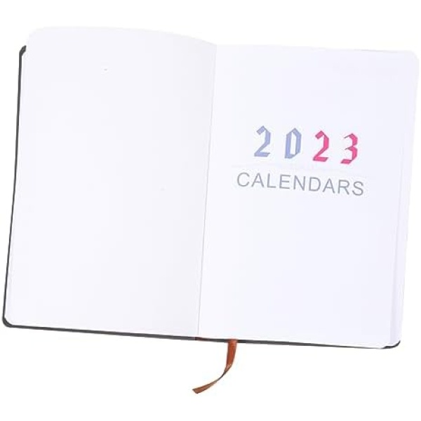 Ciieeo 2pcs Agenda Book Work Notebook Work Calendar Family Planner Calendar Study Plan Pad Student Business