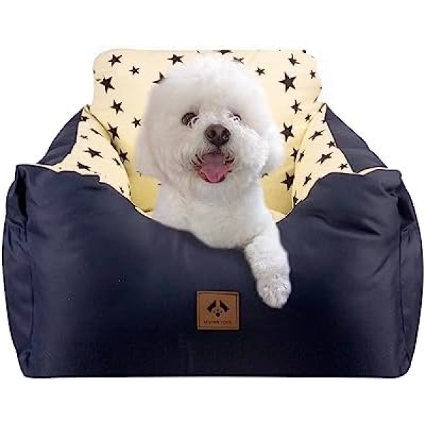 Dog Car Seat Pet Booster Seat for Small Dogs Booster Dog Seat Washable Pet Booster Car Seat Travel Dog Carrier for Small Pets Dogs Cats Up to 25LB