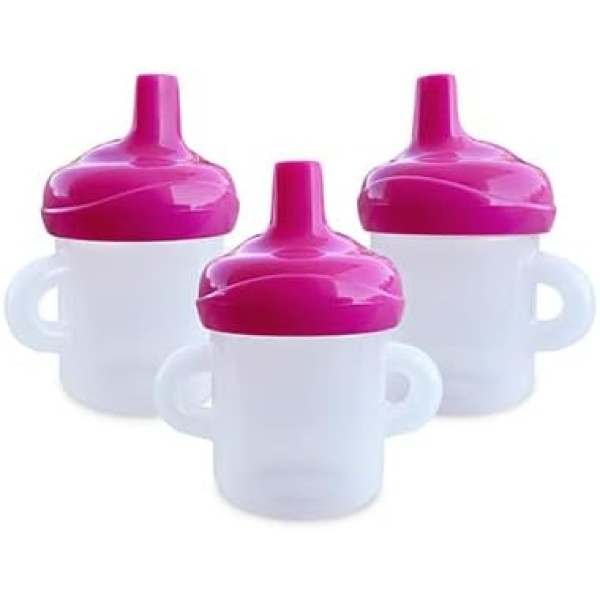 Doll Buddies Doll Sippy Cup for Baby Alive Dolls | Sippy Cup Baby Doll Accessories Compatible with Baby Alive Dolls That "Drink" and "Wet" | Doll Sippy Cup can be Filled with Water | 3 Pack