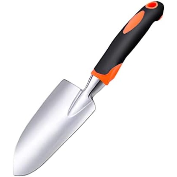 Garden Trowel Hand Shovel,Cast-Aluminum Heavy Duty Gardening Tools,Non-Slip Snow Shovel,Gardening Gifts for Women,Men and Children Digging Planting