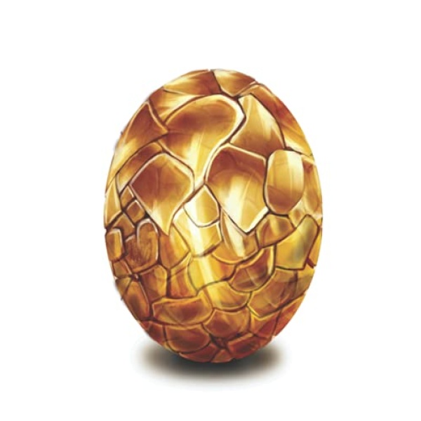 Golden Dragon Egg Notebook: Lined Notebook and Journal for Kids