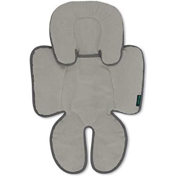 Head And Body Support Pillow By Lebogner - Infant To Toddler Head, Neck, And Body Cushion Perfect For Car Seats And Strollers, Detachable Head For Versatility As The Baby Grows, Grey