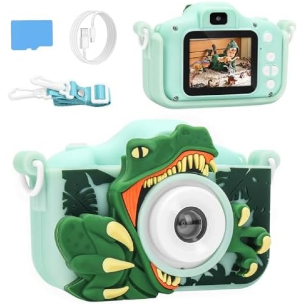 Kids Camera Toys Gift for Girls, Camera for Kids with 32GB SD Card, Cute Portable Christmas Birthday Gifts Toys for Girls Age 3-9 Year Old, Toddler Camera