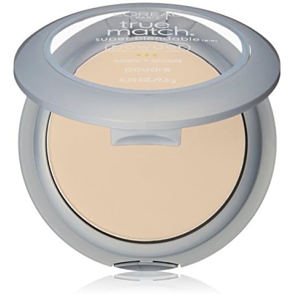 L’Oréal Paris True Match Super-Blendable Oil Free Makeup Powder, Packaging May Vary, Nude Beige, 0.33 oz.