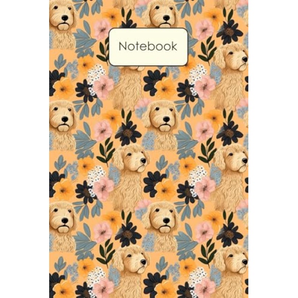 Notebook: Funny Golden Doodle Gifts for Golden Doodle Lovers, Birthday Gift Ideas for Kids, Lined Pages Dairy To Write in