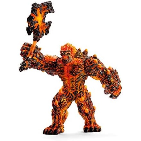 Schleich Eldrador Creatures Mythical Creatures Toys for Kids Lava Monster Action Figure, Lava Golem, Ages 7+