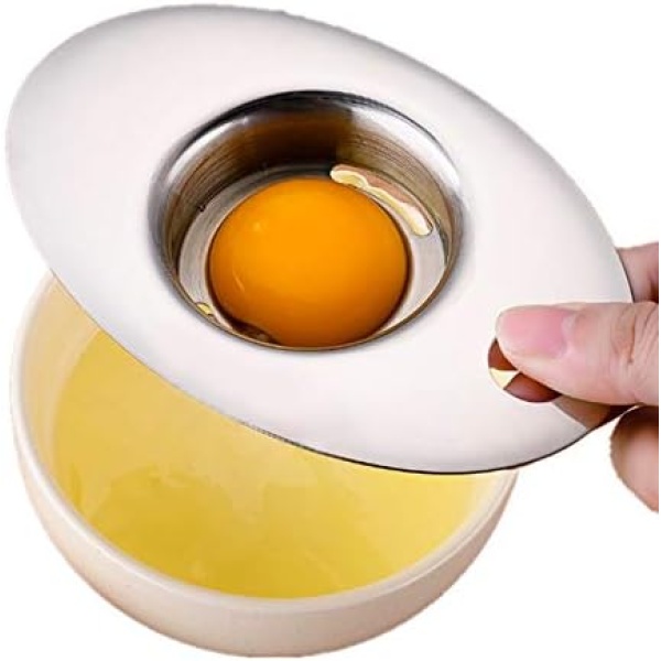 Stainless Steel Egg Separator Yolk White Filter Divider Strainer Filter Kitchen Specialty Tool